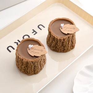 Hogar <span class=keywords><strong>Interior</strong></span> bosque estilo árbol tocón vela perfumada recuerdo de boda caja de regalo hecho a mano Cera vegetal Natural para decoración del hogar - Product Image 1