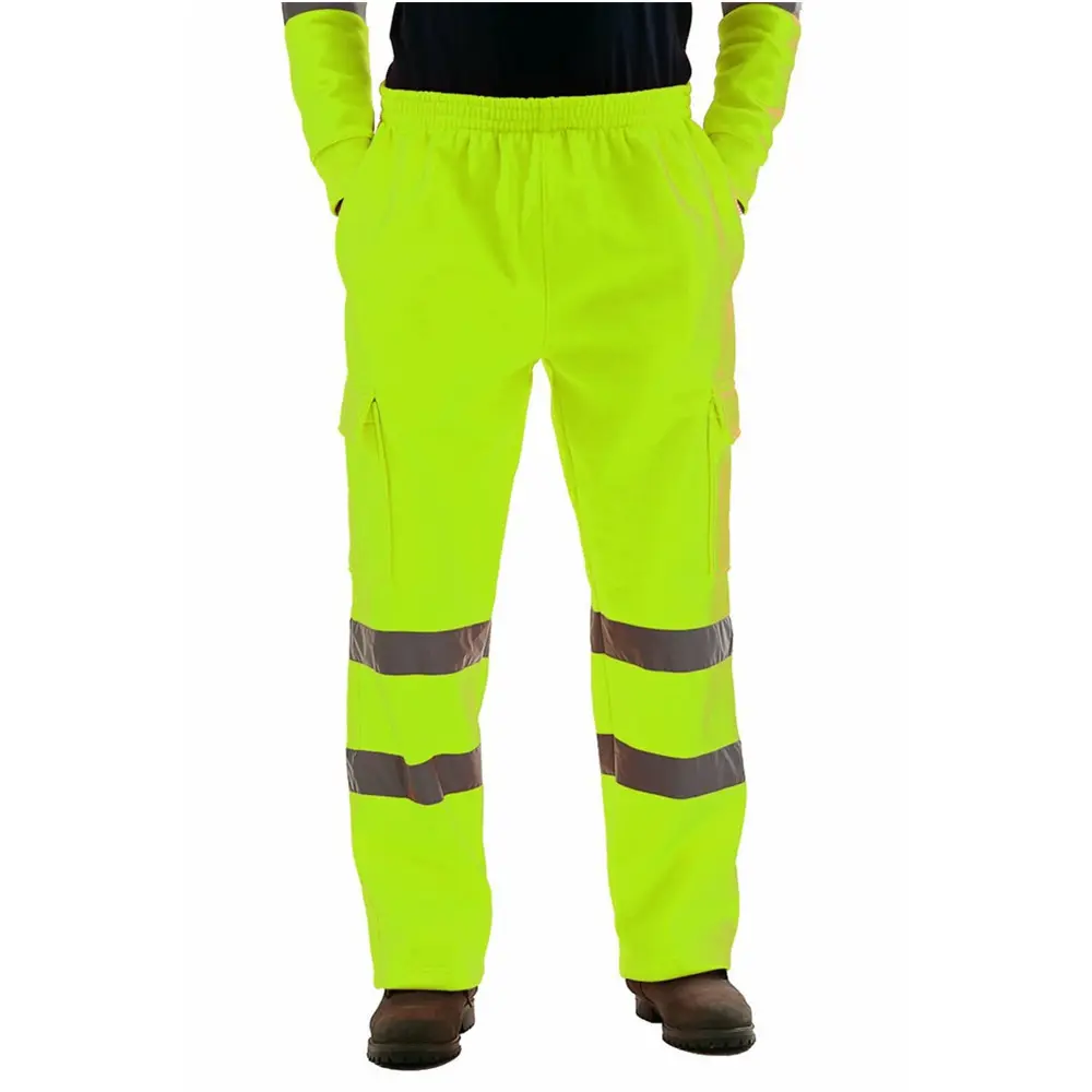 Flexibele Lassen Industriële Veiligheidskleding Katoen Brandwerende Werkbroek Voor Heren Werkkleding
