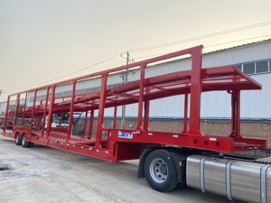 2 tầng 8 xe ô tô tàu sân bay bán Trailer Xe Tải xe vận chuyển xe kéo Trailer cho Russia - Product Image 5