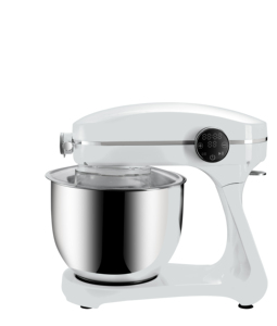 Robot pâtissier électrique 7L avec bol en acier inoxydable, crochet pétrisseur, batteur plat et fouet NS01005 - Product Image 2