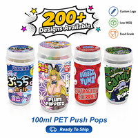 Contenants personnalisés à ouverture facile de 3,5 g pour herbes sèches et fleurs avec couvercle, contenants jetables à ouverture facile pour mousse et crème glacée