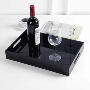 Plato de servicio de bandeja de barra de plástico antideslizante cuadrado de Color con logotipo personalizado para Fiji Bitter Paradise Beverages <span class=keywords><strong>Saku</strong></span> - Product Image 6