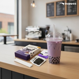 Kit de Té de Burbujas Instantáneo de Taro, Caja de 50g, Halal, HACCP, para Tiendas de Té de Burbujas y Té con Leche, OEM - Product Image 4