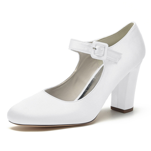 Nouveau style de courroie de cou-de-pied supérieure noire personnalisée en usine avec fabricant de chaussures vente en gros de pompes pour femmes à talons hauts chaussures de travail pour femmes - Product Image 1