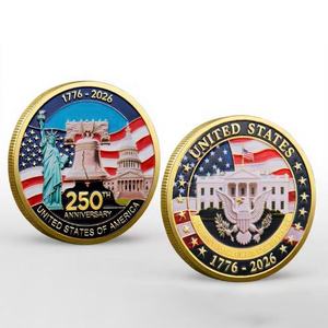 Kualitas tinggi 2026 peringatan Amerika Serikat Kemerdekaan AS 250th koin ulang tahun elang Amerika koin emas - Product Image 6