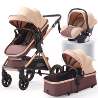Pour nouveau-né Chine fabriqué en usine cadre en aluminium chariot enfants poussette avec siège auto