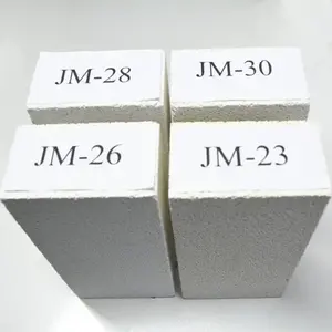 Tijolo de isolamento refratário de mulita k23 k26 JM 23 jm 26 tijolo de fogo isolante leve para forno preço competitivo