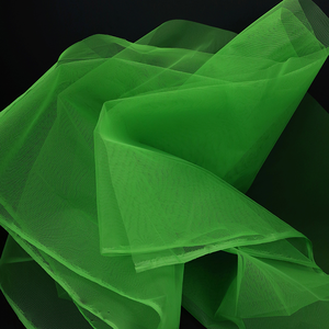Tulle Bianco in Rete per Abiti e Costumi, Tulle Morbido in Nylon Nero, Rete <span class=keywords><strong>Trasparente</strong></span> Effetto Illusione, Tessuto in Tulle a Rete - Product Image 5