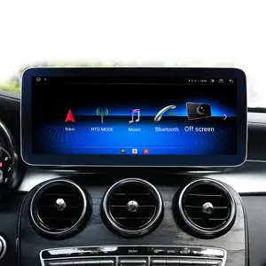 4 + 64G 12.3 inç Android 10.0 otomobil radyosu Stereo GPS araba Video oynatıcı Mercedes Benz C W205 GLC-X253 V sınıf W446 2015-2020