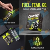 Creatine Energiegel met Creatine Monohydraat 5g Vloeibare Sachet voor Sportvoeding en Spierondersteuning OEM ODM Private Label