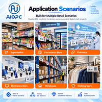 Sistem Label Rak Elektronik WloTa Smart ESL Gateway Berbasis Cloud Manajemen Jarak Jauh Lebih Sedikit Gateway untuk Supermarket Kelontong