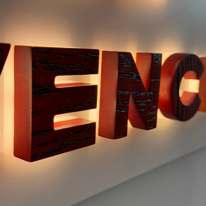 Darek ký Glow-in-The-Dark 3D pop-up chữ cho Câu lạc bộ Đêm & địa điểm giải trí trang trí - Product Image 6