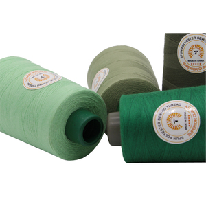 Hilo de tejer al por mayor 40/2 5000yds 100% hilo de coser de poliéster para máquinas de coser 12S hilo de coser de poliéster - Product Image 4