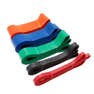 Fasce di resistenza di potenza dell'attrezzatura di forma fisica banda di potere di resistenza di sollevamento di balletto del lattice di forma fisica pesante - Product Image 1