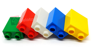 DELO TOYS (15 Colores) <span class=keywords><strong>Bloques</strong></span> de Construcción de Plástico Educativos DIY a Granel, Ladrillos Aleatorios 1x2, 1*<span class=keywords><strong>2</strong></span> Altos, Regalo para Niños Mayores de 3 Años (JC030) - Product Image 2