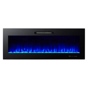 Meuble TV mural autoportant décoratif moderne de luxe pour intérieur Cheminée électrique - Product Image 4