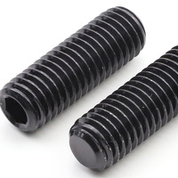 Vis hexagonales internes sur mesure, vis de machine haute résistance, vis de centrage à extrémité plate en acier au carbone, revêtement en oxyde noir