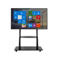 Tableau blanc interactif intelligent tout-en-un HONGNUO avec écran tactile interactif, panneau plat interactif pour réunions, tableau blanc intelligent interactif