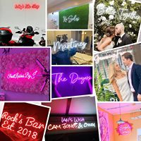 Letrero LED de Neón Personalizado 'IT'S TIME for Lash' - Control Remoto Multicolor |   Luz Decorativa Publicitaria para Salones de Pestañas y Empresas de Belleza