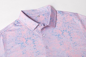 Polo de Diseño para Hombre, Ropa Deportiva, Camiseta de Golf de Poliéster y Spandex, Sublimación, Logotipo Bordado, Secado Rápido, Polo de Golf de Secado Rápido - Product Image 2