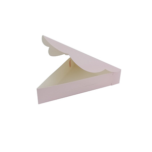 Fabbrica Oem Custom Crepes Packaging triangolo Pizza bianca singola fetta scatole per Pizza <span class=keywords><strong>30x30</strong></span> - Product Image 3