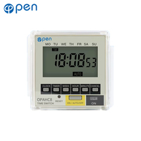 OPAHC8 Fuji relai Timer elektronik Digital tipe Fuji, sakelar kontrol waktu multifungsi dapat diprogram dengan tegangan maks 220V
