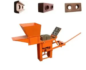 2024 Home Business Idea / Small Business Supplies Manual Clay Block Making Machine