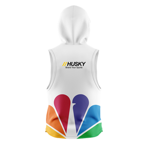Hoodie sans manches pour homme entièrement personnalisé par sublimation, de haute qualité, tendance, nouveau modèle. - Product Image 2