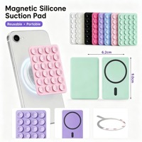 Support de téléphone Octo Cup Buddy avec logo personnalisé, ventouse magnétique en silicone N52, compatible Magsafe, vente en gros