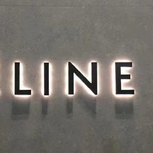 Enseigne en acier inoxydable personnalisée pour magasin extérieur enseigne d'affaires DEL lettres 3d éclairées pour enseignes lettres rétroéclairées - Product Image 4