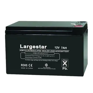 Cheap price 12v 7ah sealed lead acid UPS solar battery for supply