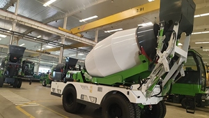Camion malaxeur à béton autochargeur 3m3 4m3 avec pompe - Product Image 5