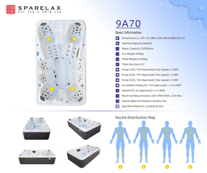 Vasca Idromassaggio <span class=keywords><strong>Jacuzzi</strong></span> da Esterno di Lusso Balboa in Acrilico per 10 Persone - Offerta Speciale - Product Image 3