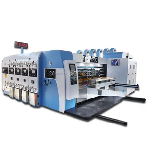 Automatic Economic Flexo Printing Slotting Rotary Die-Cutting Machine Suppliers 3 Color Flexo Printing Machine