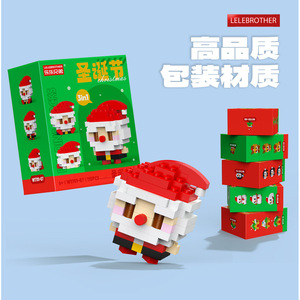 Ensemble de blocs de construction Lelebrother W1701 100-200 pièces Thème Noël Jouet éducatif pour enfants de 5 à 14 ans Unisexe - Product Image 3