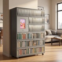 Casier intelligent de location et de prêts de livres pour bibliothèque, librairie, armoire de classement avec système de gestion des livres