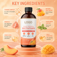 Meilleures multivitamines végétaliennes OEM, naturelles, sans sucre, complexe de vitamines et de minéraux, Nutricost Multivitamines liquides pour femmes