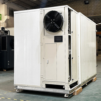 Energiezuinige commerciële warmtepomp voedseldroger voor het drogen van tropisch fruit zoals cassave, kokosnoot, drakenvrucht en mango.