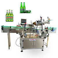 Étiquetage de bouteille d'eau chinoise étiquetage automatique de bouteille ronde étiqueteuse automatique d'autocollant de bouteille de vin