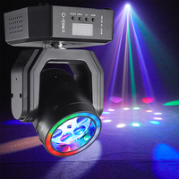 Éclairage RGBW 30W LED Mini Moving Head Bee Eye RGB DMX512/Contrôle Sonore pour Piste de Danse, Concerts et Fêtes DJ