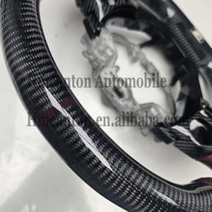 Empuñadura de Fibra de Carbono y Cuero Perforado de Alta Calidad para Volante de Auto Lexus IS250 IS350 ES ES300 GS GS350 NX CT200 RC - Product Image 2