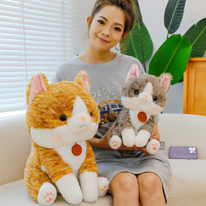 ตุ๊กตาแมวนุ่มนิ่มแบบกำหนดเอง ตุ๊กตาผ้ากำมะหยี่สั่งทำตามแบบที่ลูกค้าออกแบบ ของขวัญส่งเสริมการขายช่วงคริสต์มาส - Product Image 4