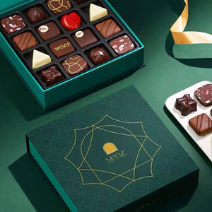 PS-bandeja <span class=keywords><strong>de</strong></span> plástico para guardar comida, caja <span class=keywords><strong>de</strong></span> embalaje <span class=keywords><strong>de</strong></span> Chocolate negro, personalizada - Product Image 3