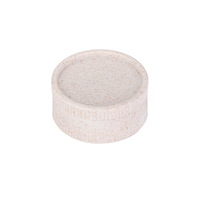 Broyeur à herbes manuel classique double couche durable en plastique biodégradable écologique avec logo personnalisé 40mm/50mm/55mm/63mm pour tabac