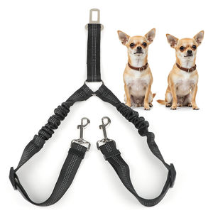 Doble nailon elástico Bungee Buffer cinturón de seguridad correa de perro cinturón de seguridad <span class=keywords><strong>para</strong></span> coches distracción segura Conducción libre - Product Image 1