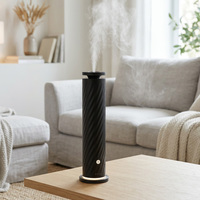 Diffuseur d'huiles essentielles sans eau à grande capacité 120 ml avec lumière ambiante chaude et télécommande pour usage en spa, hôtel, hall d'entrée