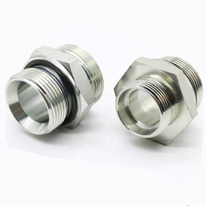 1CB <strong>Hydraulic</strong> Hose Adaptor Fitting BSPP Male/Metric Male Adapter - Product Image 4