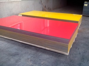 Glossy chống cháy chống cháy nhôm Composite Panel cho căn hộ khách sạn bệnh viện Ốp phân vùng quảng cáo - Product Image 2