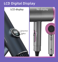 Sèche-cheveux électrique professionnel OEM 1200W avec moteur BLDC sans balais, fonction ionique et design en T inversé pour hôtels