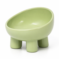 Bol pour chat en forme de patte d'éléphant, anti-renversement, profond, 90 mm, ergonomique, facile à nettoyer, pour l'alimentation des chats et des chatons